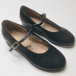 BLOCH - YOUNG GIRLS - SIZE 13 NARROW - BLACK - MARY JANE - TAP DANCE SHOES